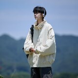 相机片港风秋装夹克高街青年男大码休闲外套可二开6633P88控128，男装夹克，电商A034