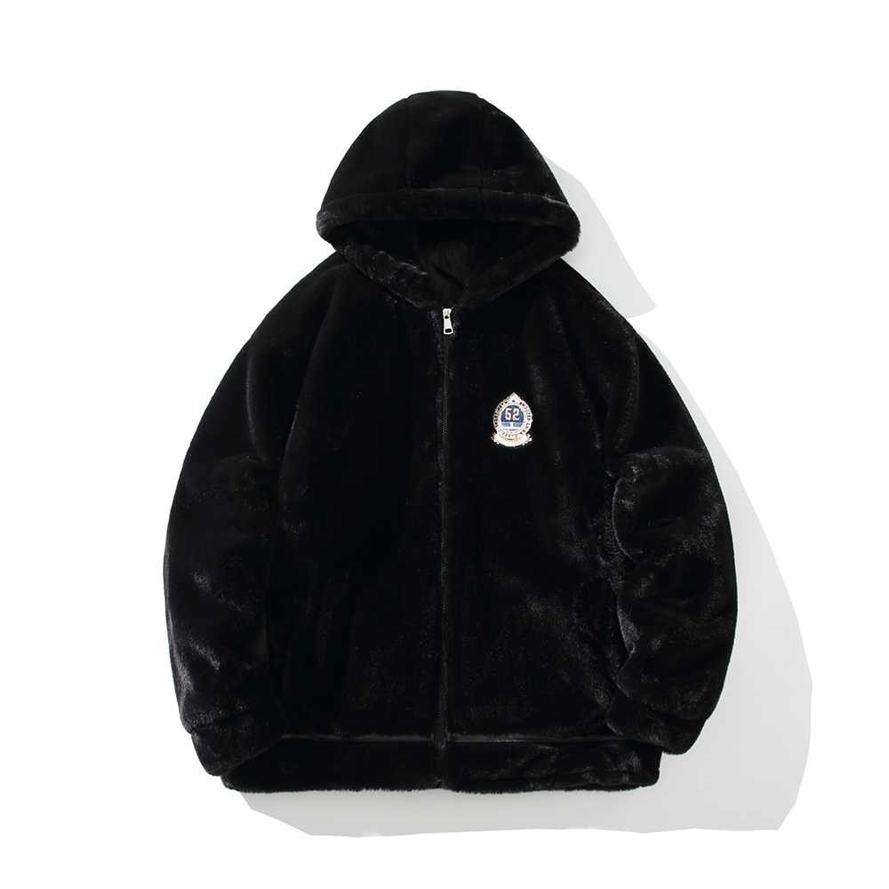 冬季百搭外套连帽毛绒棉服男女休闲加厚大雕棉衣6673P118控168，男装棉衣，电商A034