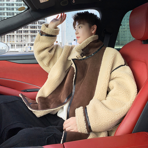 2025宽松外套冬装羊羔毛棉服男女潮牌加厚棉衣 6661 P118控178，男装棉衣，电商A034