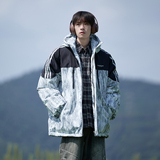 港风冬款大码连帽棉衣男装休闲加厚棉服潮牌外套6678P118控168，男装棉衣，电商A034