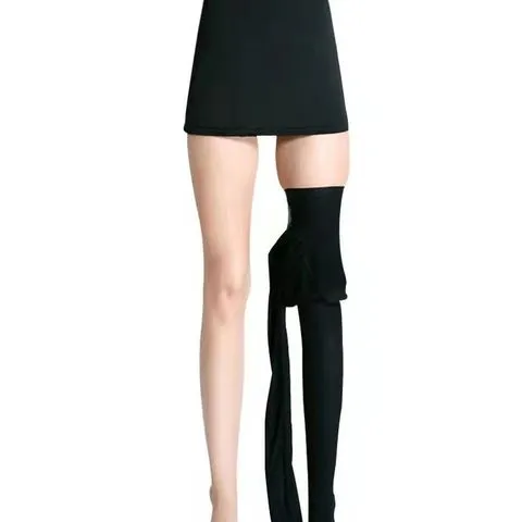 黑色女源头连裤袜春秋款letsslim压力瘦腿袜打底韩国薄