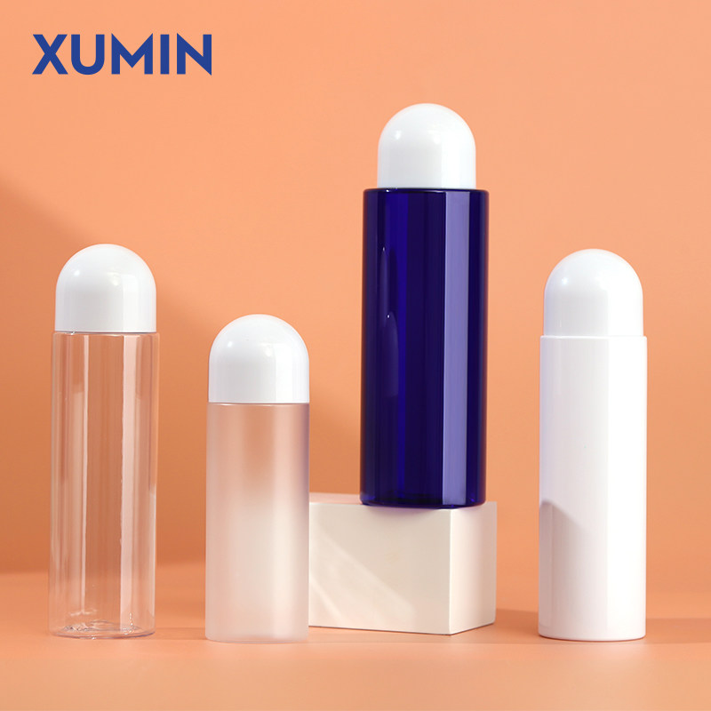 旭敏化妆品PET瓶子100-200ml透明平肩盖瓶 300-500ml爽肤水纯露瓶