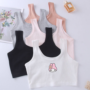 女童内衣发育期小学生第一阶段11 14岁防凸点少女孩儿童小背心