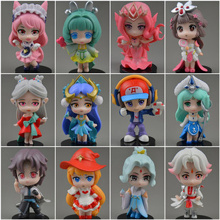 游戏卡通手办鲁班武则天貂蝉安琪拉公仔玩具学生礼品模型摆件