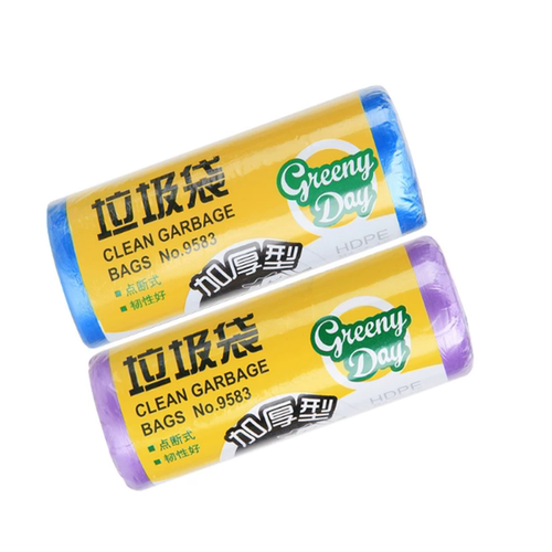 得力9583彩色加厚垃圾袋