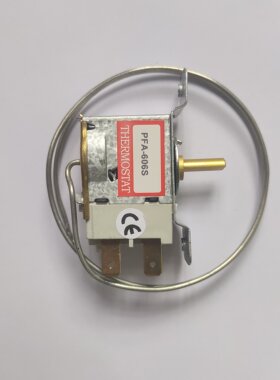 两脚单冷型窗式空调温控器，安装孔距55MM