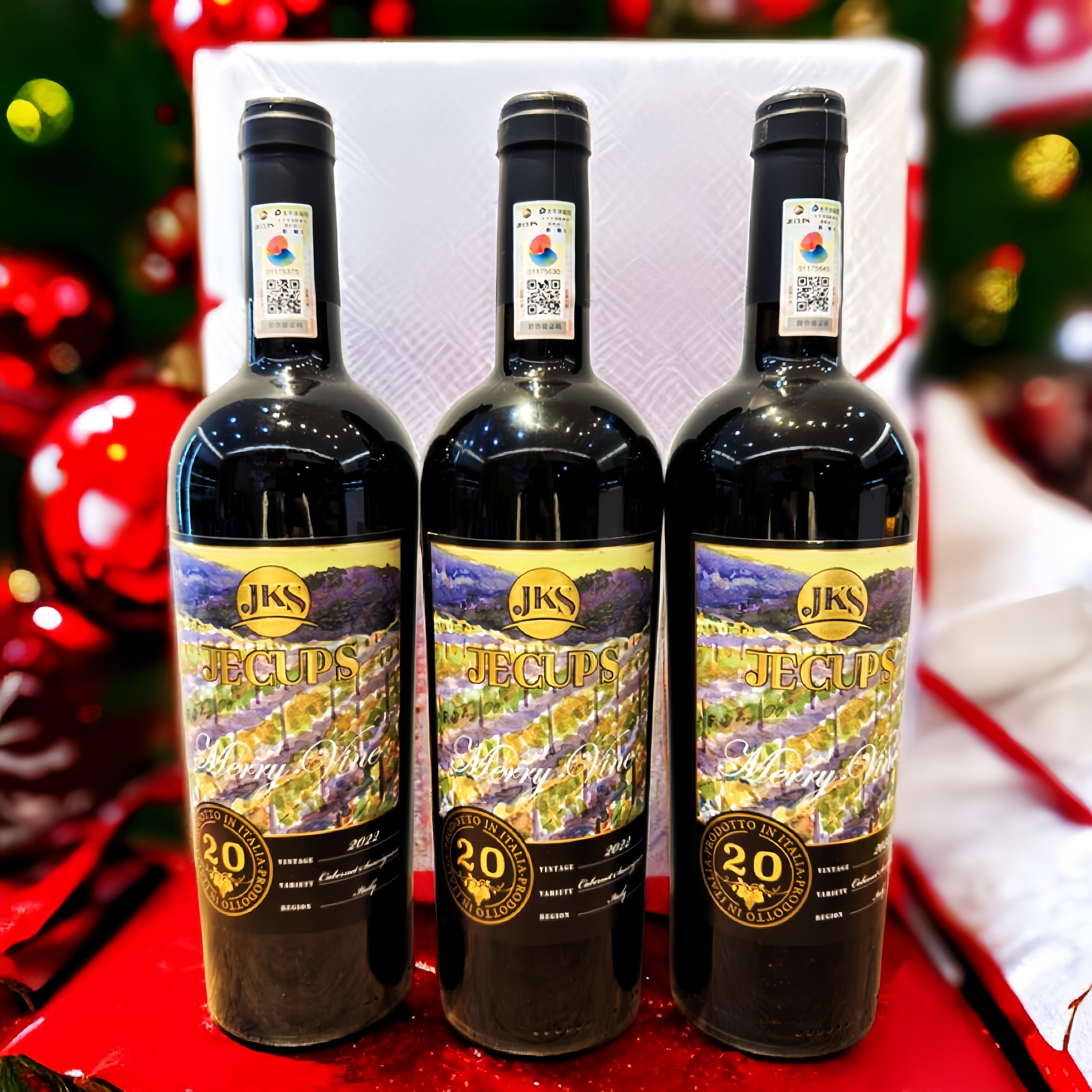 意大利红酒 吉卡斯藤悦 赤霞珠干红葡萄酒  正品保障 顺丰包邮