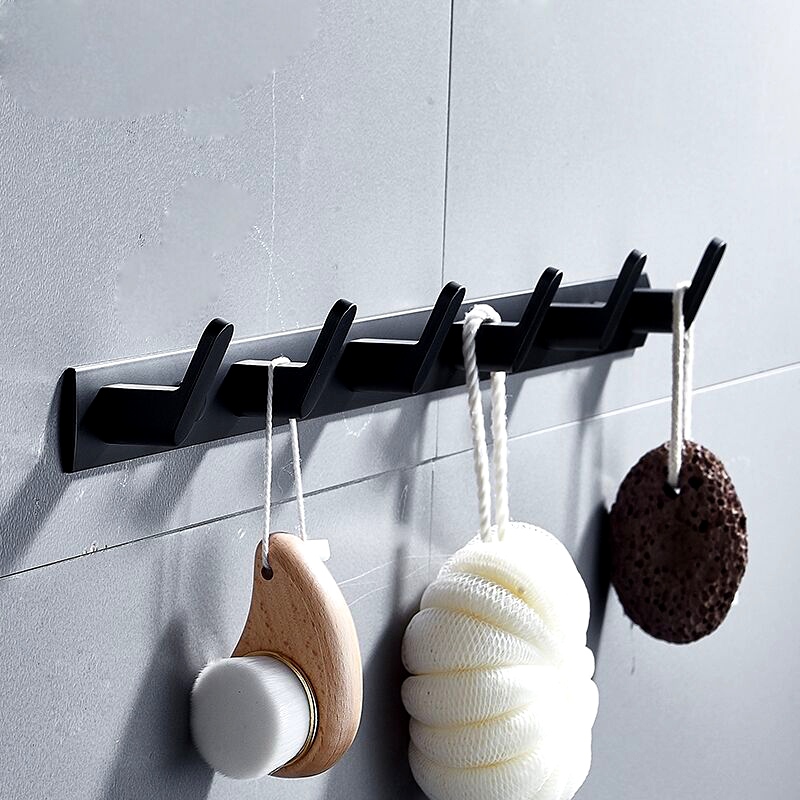 卫生间衣帽钩免打孔玄关厨卫挂钩