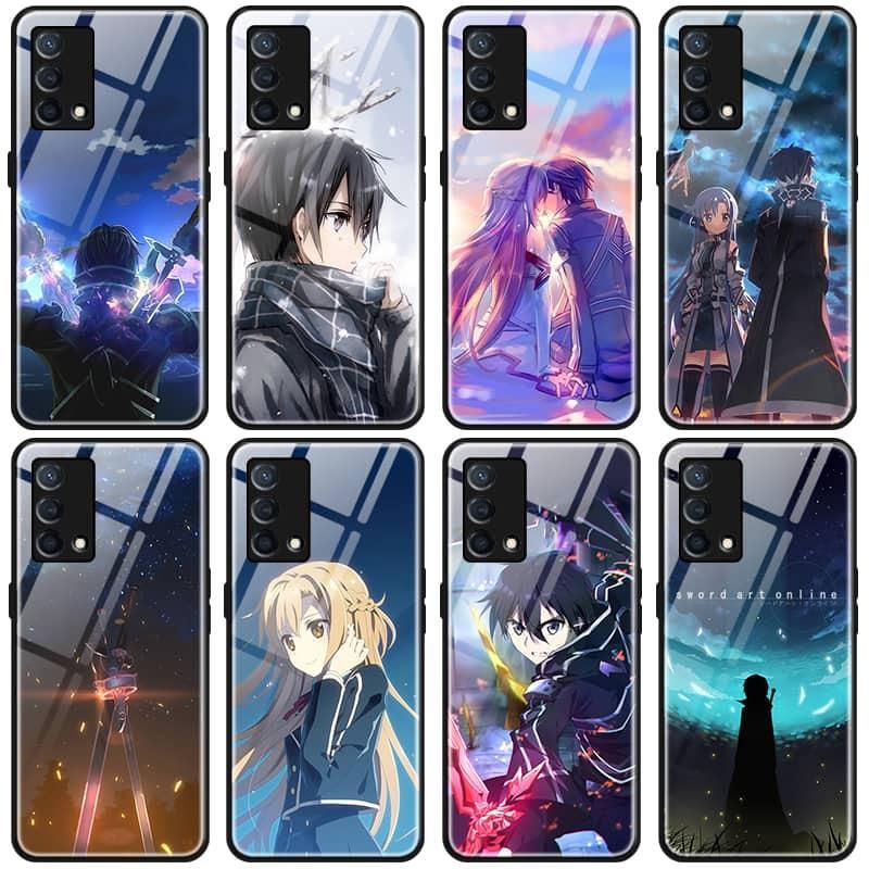 适用OPPOk9/pro/k9x桐人k9s/k7x/k5/k3玻璃壳a11x刀剑神域手机壳