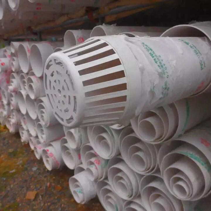 PVC排水管透气帽 天台地漏帽 过滤帽50 75 110 125 160 200mm