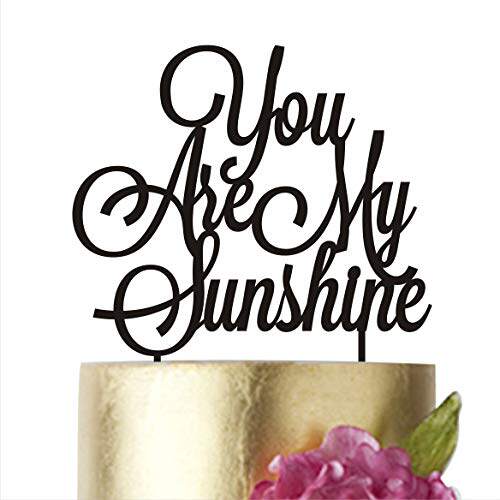 birthday cake topper, you are my sunshine, birthda