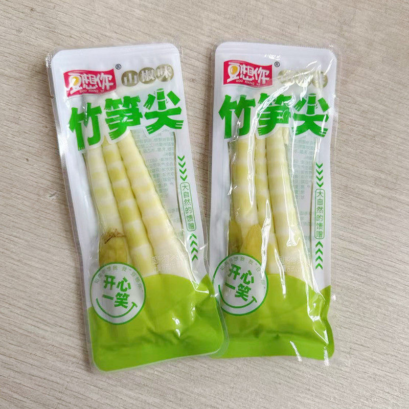 豆想你山椒味竹笋尖开袋即食零食