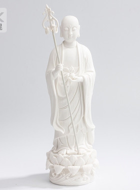 地藏王菩萨镇宅供奉娑婆三圣摆件