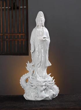 观音菩萨佛像中式玄关摆件