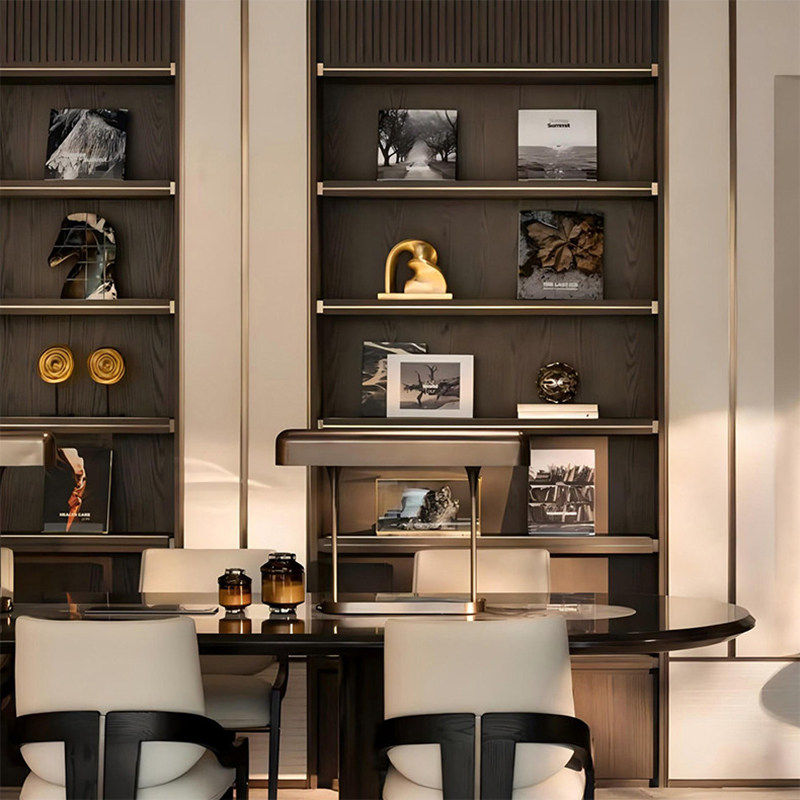 YOUPIN书房书柜摆件样板间样品房书架书桌饰品装饰品美学软装组合