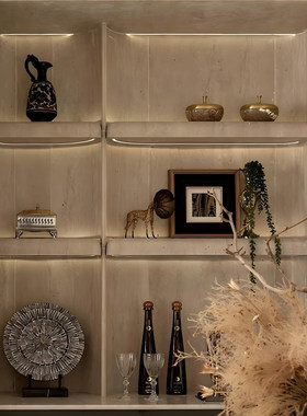 YOUPIN酒柜酒水摆件中古风高级感新款样板房样品房橱柜套装组合