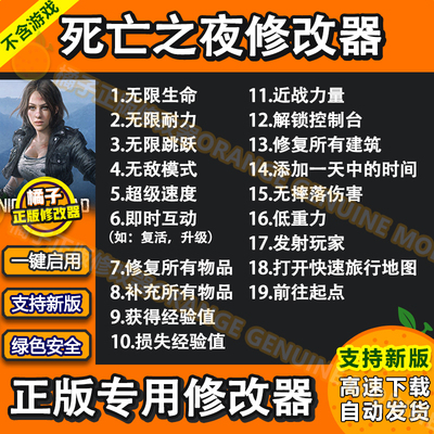 Steam死亡之夜单机Night of the Dead 辅助修改器支持EAC正版使用