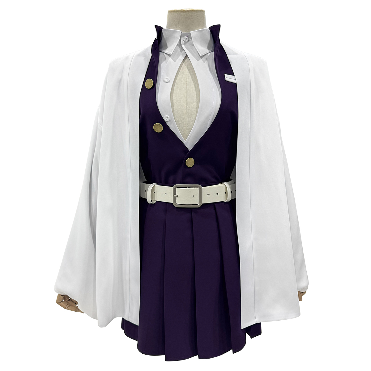 HOLOUNCOSER小欧家鬼灭鬼杀甘露寺蜜璃恋之呼吸恋柱COS服紫色C服