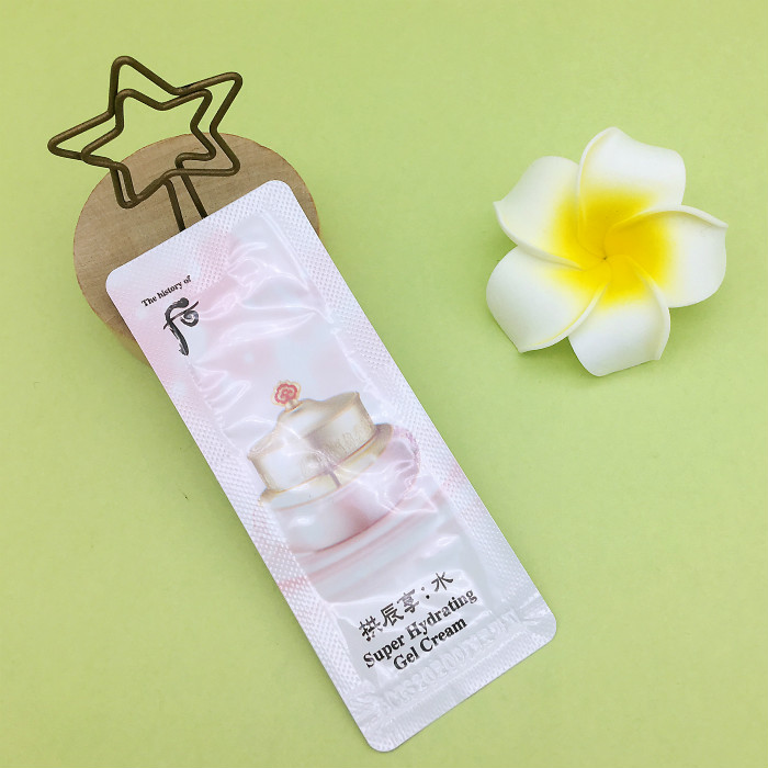 韩国 后whoo 拱辰享 水妍面霜1ml小样清爽补水保湿 旅行装