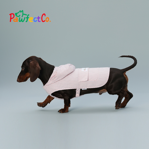 PawfectCo狗狗透气戴帽披风粉色