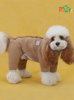 Pawfect Co完美爪爪宠物棉绒秋冬分体戴帽四脚衣柔软防静电雪纳瑞