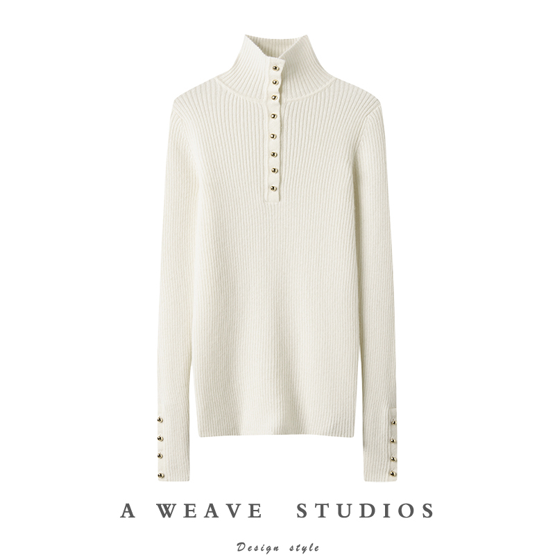 金贝绒高端100%纯山羊绒衫