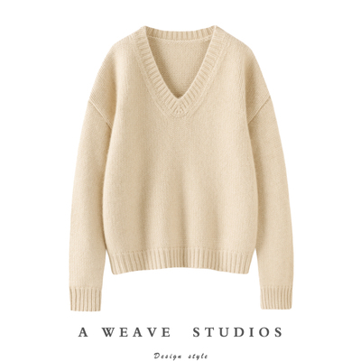 金贝绒高端100%纯山羊绒衫