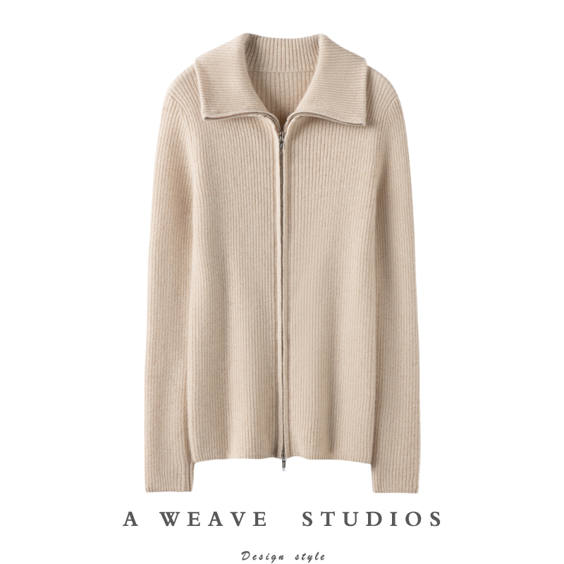 金贝绒高端100%纯山羊绒衫