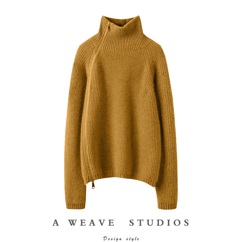 金贝绒高端100%纯山羊绒衫