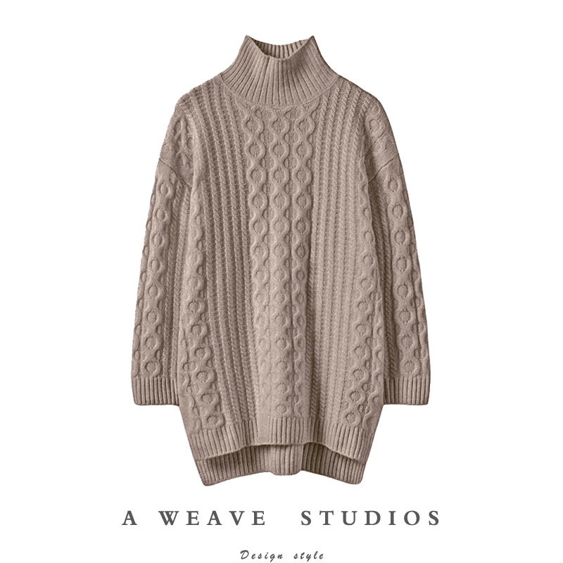 金贝绒高端100%纯山羊绒衫