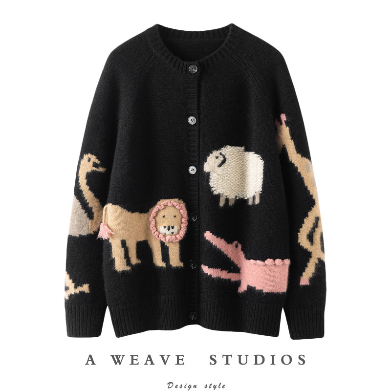 金贝绒高端100%纯山羊绒衫