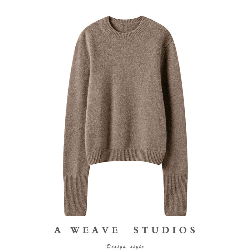 品质老顾客入~100%纯山羊绒毛衣女圆领套头山羊绒衫加厚新款,女装/女士精品,羊绒衫,淘宝优惠券,粉丝福利购,淘宝优惠卷