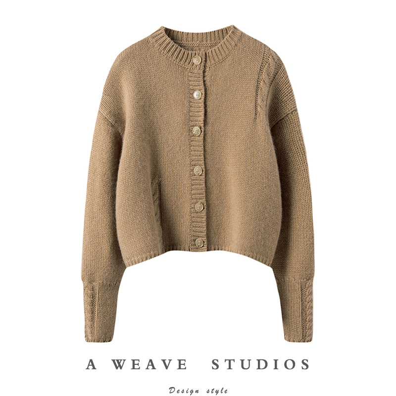 金贝绒高端100%纯山羊绒衫