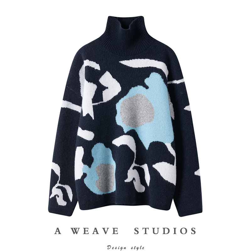 金贝绒高端100%纯山羊绒衫