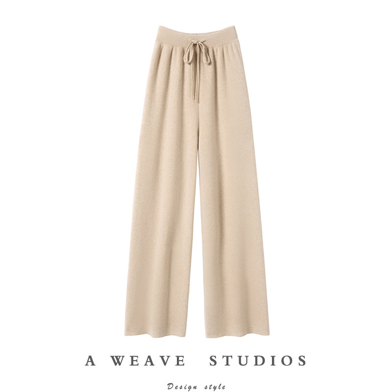 金贝绒高端100%纯山羊绒裤