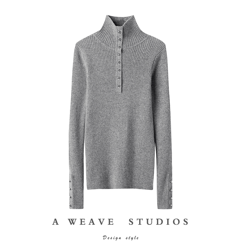 金贝绒高端100%纯山羊绒衫