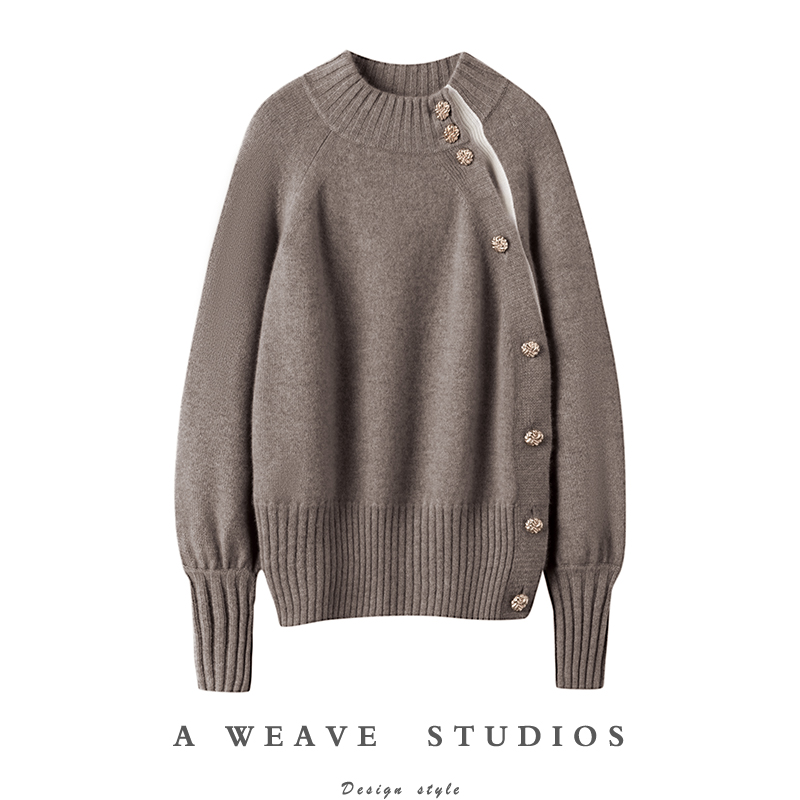 金贝绒高端100%纯山羊绒衫