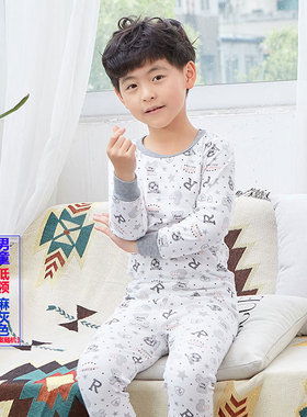 童装男童女童秋衣秋裤套装纯棉儿童内衣全棉宝宝中大童棉毛衫睡衣
