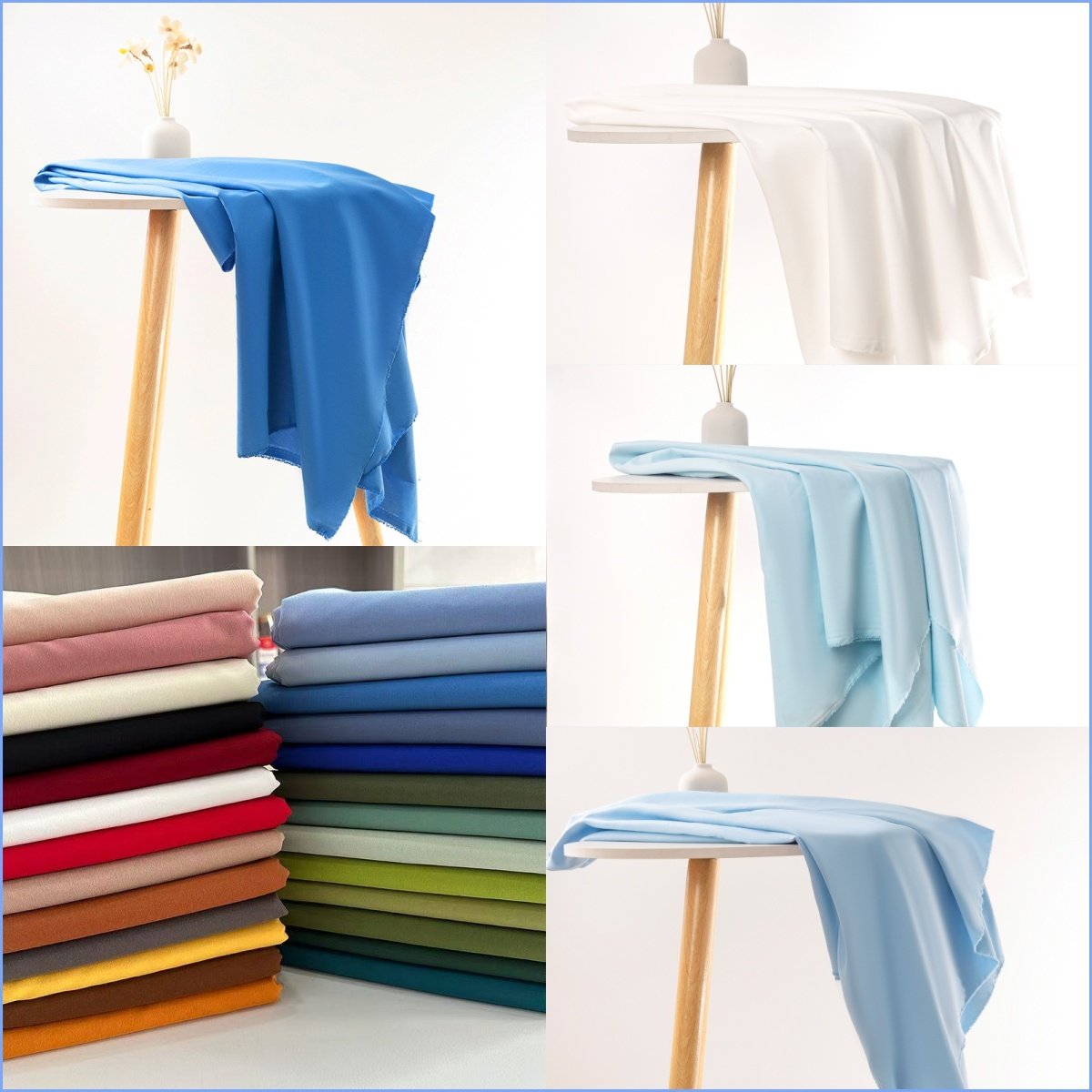 纯色哑光高密平纹酷丝棉布料涤纶面料幼儿园环创冬季蓝色背景桌布,居家布艺,海绵垫/布料/面料/手工diy,淘宝优惠券,粉丝福利购,淘宝优惠卷