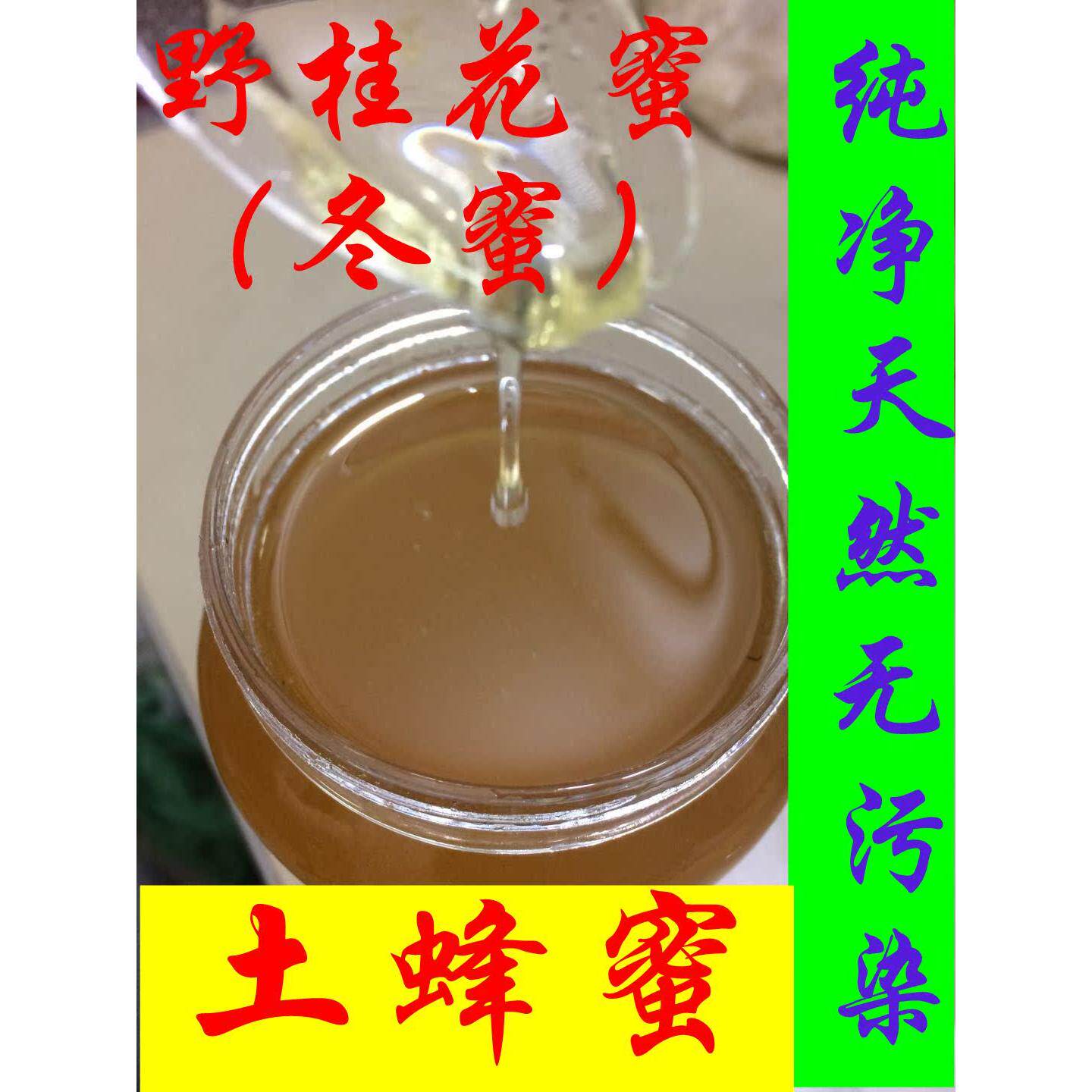 中华蜂土蜂成熟蜜野桂花蜜冬蜜