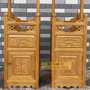 香担香篮香炉担肩挑香火担神明出巡巡狩传统工艺实木雕刻进香拜拜