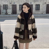 （主推）假两件连帽毛呢外套加棉加厚2C373-D0901-P185-K278，女装毛呢外套，2C373