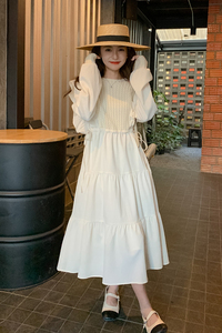 () 法式气质长袖显瘦公主裙连衣裙2C373-D097-P125-控168图片