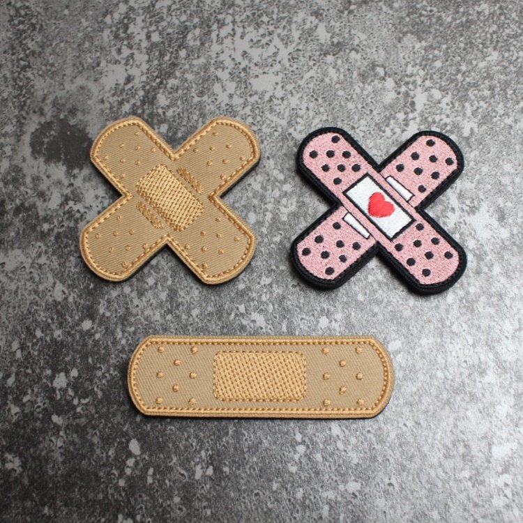 创口贴OK绷卡通图案刺绣魔术贴章创意背包贴补丁布贴士气章臂章,运动包/户外包/配件,贴章/魔术贴章,淘宝优惠券,粉丝福利购,淘宝优惠卷