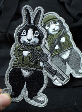 猫屎一号(Cat Shit One)全刺绣魔术贴章臂章士气贴补丁户外包徽章