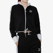 T7拼接立领女子运动夹克休闲外套532943 新款 彪马正品 Puma