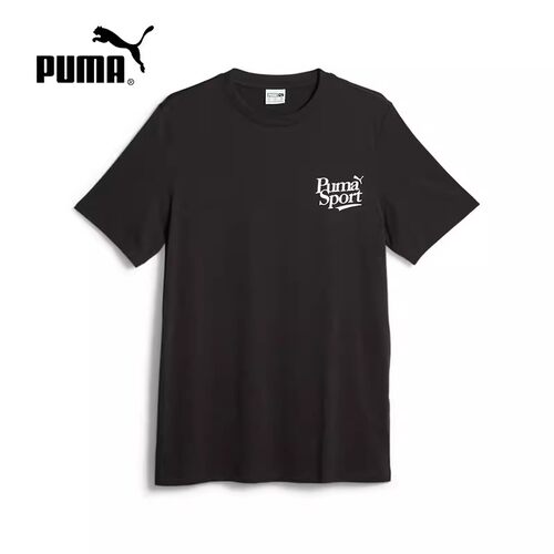 Puma彪马男子季新款圆领运动休闲短袖T恤男休闲538594-01