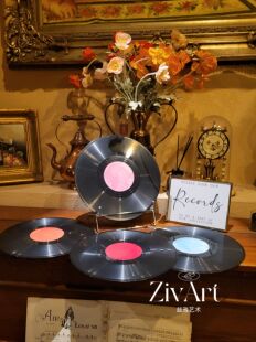 六一儿童节彩虹幼儿园小学生日毕业婚礼用品唱片签到本签名签到