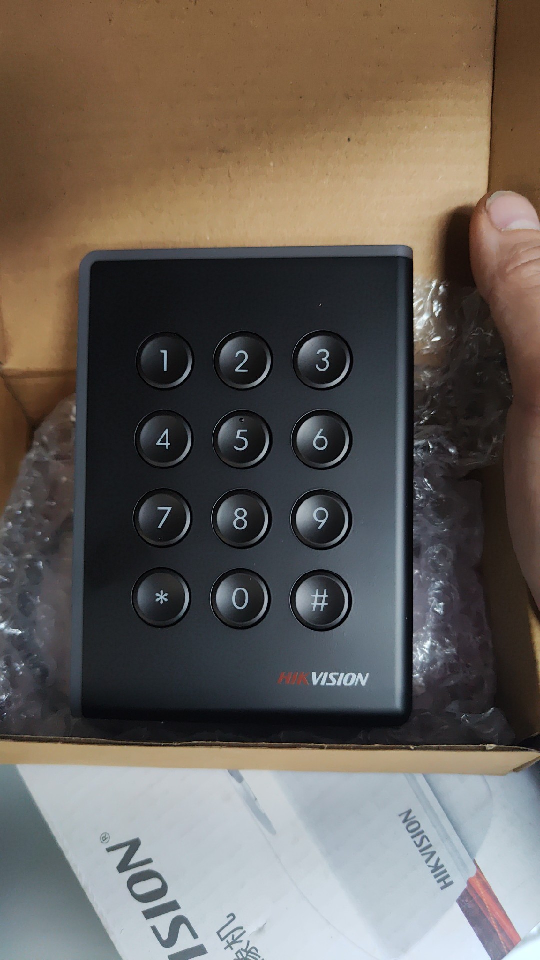 海康威视DS-K1108AMK室外防水门禁读卡器读头IC卡刷卡密码开门