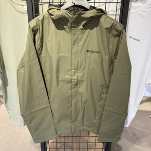 哥伦比亚2025秋冬Columbia男士户外防风防水单层冲锋衣外套RE2433
